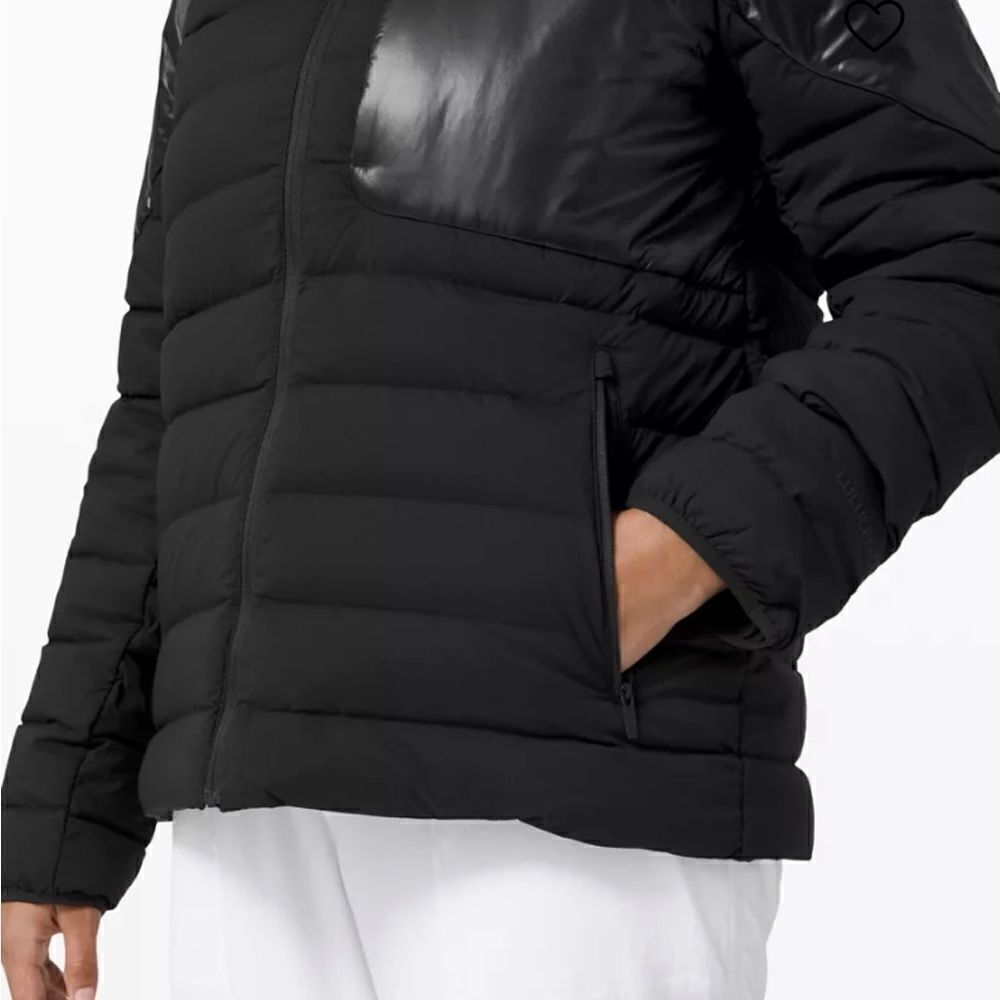 Lululemon Navigation Stretch Down Jacket Black 8 - Picture 4 of 11